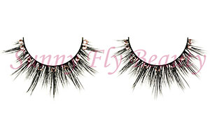 Swarovski Crystal Mink Fur Eyelashes MS13
