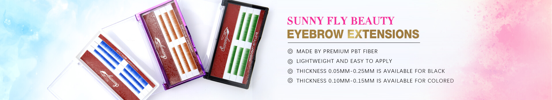 Premium Eyebrow Extensions SE07 (Cherry)
