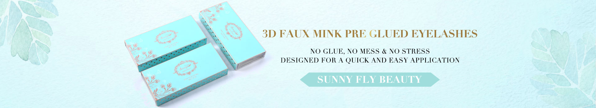 3D Faux Mink Pre Glued Eyelashes